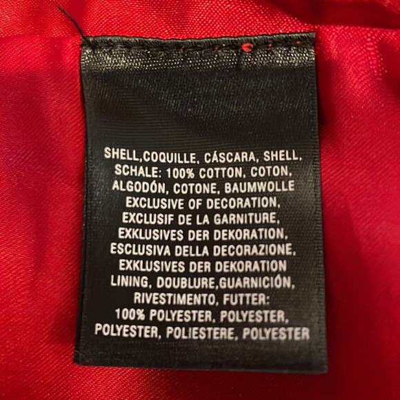 Anthropologie Moulinette Soeurs Red and Black Sequined Ruffle Suelta Skirt Sz 6 - Picture 7 of 9